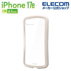 �G���R�� iPhone 17e / 16e �P�[�X �n�C�u���b�h �J�o�[ �Ռ��z�� ���͑����Ή����^���X�e�b�J�[�t �X�g���b�v�z�[���V�[�g�t Grippy ��