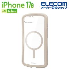 �G���R�� iPhone 17e / 16e �P�[�X �n�C�u���b�h �J�o�[ �Ռ��z�� MAGKEEP ���͑������C�����X�[�d�Ή� �X�g���b�v�z�[���V�[�g�t Grippy