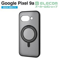 �G���R�� Google Pixel 9a �P�[�X �n�C�u���b�h �Ռ��z�� �J���������Y�ی�݌v ���C�������C�����X�[�d�Ή� 360�x��]�X�^���h�@�\�t MA