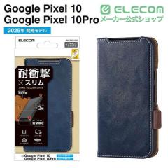 �G���R�� Google Pixel 10 / 10 Pro �P�[�X �蒠�^ �J�o�[ �}�O�l�b�g �t���b�v �Ռ��z�� ���C�����X�[�d�� �X�g���b�v�z�[���t �X�^���h
