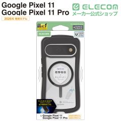�G���R�� Google Pixel 11 / 11 Pro �P�[�X �n�C�u���b�h �J�o�[ �Ռ��z�� MAGKEEP ���͑������C�����X�[�d�Ή� �X�g���b�v�z�[���V�[�g