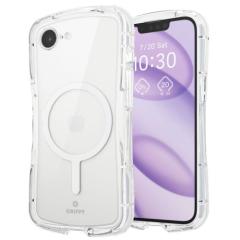 �G���R�� iPhone 17e / 16e �P�[�X �n�C�u���b�h �J�o�[ �Ռ��z�� MAGKEEP ���͑������C�����X�[�d�Ή� ���ϖh�~ Grippy �Ɍ��ی� �N���A