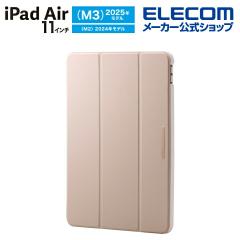 �G���R�� iPadAir 11inch M3/M2 �p �t���b�v�P�[�X ���^�y�� CHIC STYLE �X���[�v�Ή� �P�[�X �J�o�[ �w�ʃN���A �O���[�W�� ��TB-A25MWV