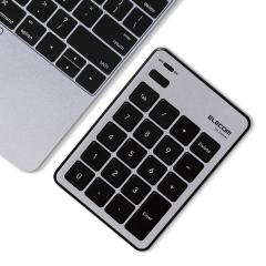 �G���R�� �e���L�[�p�b�h Bluetooth ���^ mac�p �V���o�[��TK-TBPM01SV