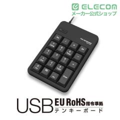 �G���R�� EU RoHS�w�ߏ��� �L�� USB �e���L�[�{�[�h �u���b�N��TK-TCM011BK/RS
