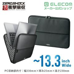 �G���R�� PC�C���i�[�o�b�O �Ռ��z�� �`13.3�C���`���C�h�Ή� ZEROSHOCK �u���b�N��ZSB-IBUB02BK