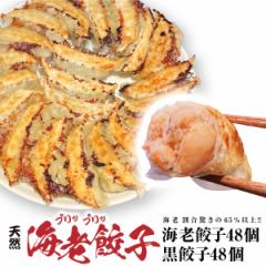 海老餃子48個、黒餃子48個=96