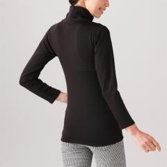 長袖 シャツ メンズ シニア 秋冬 シャドーストライプハイネックシャツ