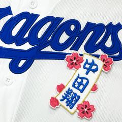 ☆送料無料☆中日 ドラゴンズ 中田翔 短冊 応援 刺繍 ワッペン