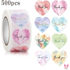 �M�t�g�V�[���@�G���K���g�n�[�g��Thank you�V�[���@���a25mm�@1���[��500��