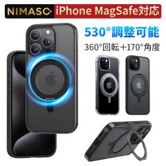 NIMASO iPhone 16 P[X 360]X^h MagSafe O}Olbg CX[dΉ ČRMILKi AWX^uX^h