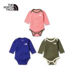 �U�E�m�[�X�E�t�F�C�X THE NORTH FACE �����O�X���[�u�R�b�g�������p�[�X�i�x�r�[�j B L/S Cotton Rompers �x�r�[ �����p�[�X �o�Y�j�� N