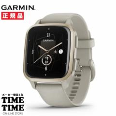 GARMIN K[~ Venu Sq 2 Music Fj[ GXL[2 ~[WbN French Gray/Cream Gold SuicaΉ 010-02700-72 y[J[1N