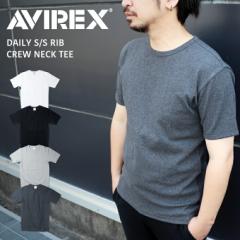 AVIREX  fC[ u N[lbN TVc ArbNX Y DAILY S/S RIB CREW NECK TEE  Ci[ uh  Jbg\