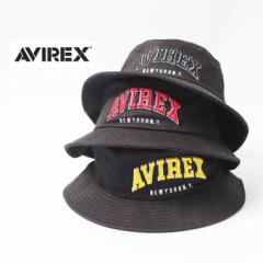 AVIREX  ArbNX  AX COLLEDG EMB BUCKET HAT X fB[X jZbNX ABbNX ubN oPbgnbg oPn X