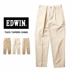 EDWIN KHAKIS TUCK TAPERED  Y  GhEB J[L ^bN e[p[h `m p x[W Wbg zCg Cgx[W K07