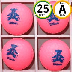 A�����N���I �E�B���\�� WILSON �x�A 25�� ���قڂȂ��E���i�� ���X�g�{�[�� �������� 25�� �s���N�J���[ ���f�B�[�X
