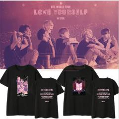 BTS(防弾少年団) LOVE YOURSELF 韓流グッズ 半袖Tシャツ コート新入荷