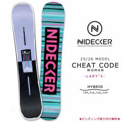 �X�m�[�{�[�h �� ���f�B�[�X �P�i NIDECKER �i�C�f�b�J�[ CHEAT CODE WOMAN 2026 �X�m�{�[ ���S�� �n�C�u���b�h �L�����o�[ �{�[�h �u��