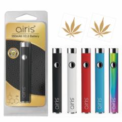 Airistech airis Vertex 350mAH v2.0 battery CBD Quaser obe[ IWi XebJ[ 2t x|CU[ 510 Xbh Ki d