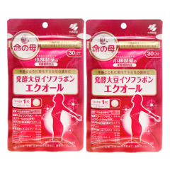 小林製薬 エクオール 30粒 3袋セット 発酵大豆イソフラボン 