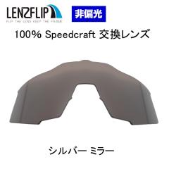 �����n���h���b�h�p�[�Z���g �X�s�[�h�N���t�g �T���O���X ���������Y  �V���o�[�~���[�����Y  100% Speedcraft  LenzFlip �I���W�i��