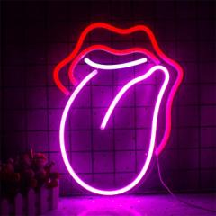 O lITC Ԃ Lips and Tongue LED lITC ǂ̑ xr[[ NX}X p[eB[ LED003