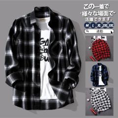 カジュアルシャツ メンズ 7分袖 長袖 ピエルッチ 綿100％ 小紋柄