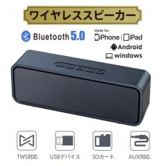 �X�s�[�J�[ Bluetooth �u���[�g�D�[�X ���C�����X�X�s�[�J�[ FM���W�I�@�\ TWS�Ή� AUX�Ή� ������ �X�}�z ��̓�
