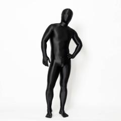 全身タイツ 超光沢 黒 男性女性兼用 3XLサイズ ゼンタイ コスプレ