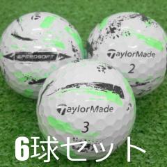 ���X�g�{�[�� �S���t�{�[�� TaylorMade 2024 SPEEDSOFT INK �O���[�� 6���Z�b�g ���� A�����N ���I �e�[���[���C�h �X�s�[�h�\�t�g�C���N