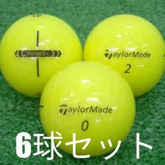 ���X�g�{�[�� �S���t�{�[�� TaylorMade 2025 Distance+ �{�[�� �C�G���[ 6���Z�b�g ���� A�����N ���I �e�[���[���C�h �f�B�X�^���X�v��