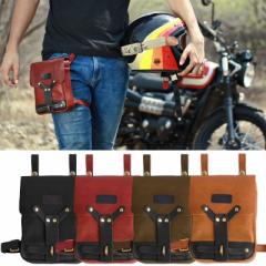 バイク バッグ ポーチ レザー レッグバッグ (トリップ マシン/Trip Machine)THIGH BAG