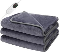ZYNTRA 電気毛布 敷き ダブル 温水マット 145*195CM 【3秒速熱？ゼ口