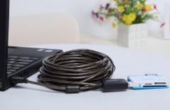 USB2.0 USB�P�[�u�� �����P�[�u�� 20m �R�l�N�^ �I�X ���X ���� �P�[�u�� �R�[�h USB PC �A�N�Z�T���[ ��������