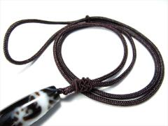 �f�U�C���g�ݕR�l�b�N���X �V���v���^�C�v �u���E�� �����T�C�Y60cm�O�� �u���E���J���[ �V�� �V�R�΂������\ �^�C�vO �p���[�X�g�[