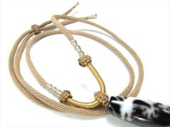 �f�U�C���g�ݕR�l�b�N���X �x�[�W���J���[�R �����T�C�Y��60cm�O�� �T�C�Y���ߕt�� 1�{���� �V��E�V�R�΂������\ �^�C�vP �p���[�X