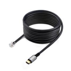 �r�������s�������D������ USB-C - RJ9�ϊ��A�_�v�^�[�P�[�u��/1.8m/�d�b��b�@�ڑ��p(UR9-HEADSET-ADAPTER) ���񂹏��i