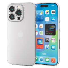 �G���R�� iPhone 16 Pro/�\�t�g�P�[�X/�Ɍ��ی�/�N���A(PM-A24CUCTKCR) ���񂹏��i