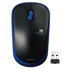 �G���R�� �ȓd�� ������ ���C�����X�}�E�X USB 3�{�^�� IR LED(M-IR07DRBU) ���񂹏��i