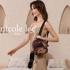���ʌ��� NICOLE LEE �j�R�[�����[ GSET17120 HOLLYWOOD DRIVE 2 PIECE GIFT SET Mini Backpack + Card Holder ���f�B�[�X �L���e�B���O 