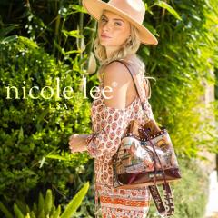 NICOLE LEE �j�R�[�����[ HNE16928 ���f�B�[�X �j�R�� ���[ ��l���b�` �J�E�K�[�� �В��n���h�o�b�O �V�����_�[ �o�b�N �r�[�K�����U�[ 