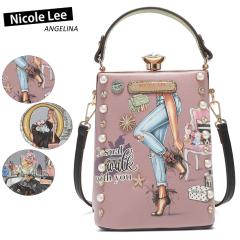 ���ʌ��� NICOLE LEE �j�R�[�����[ PRT16613 ���f�B�[�X �N���V�J�� �K�}�O�` �n���h�o�b�O �V�����_�[ �r�W���[ �r�[�K�����U�[ ���B�[