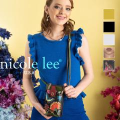 �V�� AW NICOLE LEE �j�R�[�����[ PRT7503 ���f�B�[�X �t�����[ �X�}�z�o�b�O �g�уP�[�X �C���X�g�v�����g �����z�o�b�O �r�[�K�� ���U