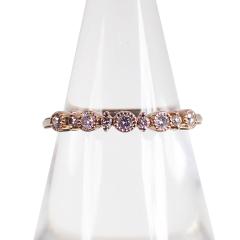 �y���Ázagete/�A�K�b�g/K18PG/�_�C�������h/0.14ct/�����O /10��/j48-1