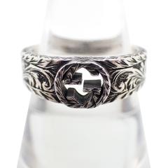 �y���ÁzGUCCI/�O�b�` 925 �C���^�[���b�L���O �����O /22��/j61-16