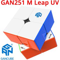 �y3�����ۏ؁zGANCUBE GAN251M Leap UV 2x2 �L���[�u �X�e�b�J�[���X 51mm 58g �}�O�l�b�g ���C �K���L���[�u GAN 251 M Leap ���Z�p ��