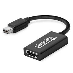 Plugable Mini DisplayPort - HDMI 変換アダプター アクティブ MDP-HDMI MDP ポート搭載システム互換 4K@