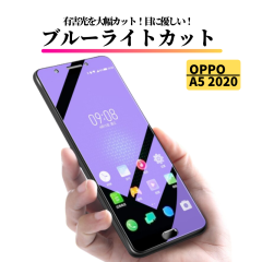 OPPO A5 (2020) �u���[���C�g�J�b�g �K���X�t�B���� �����K���X �ی�t�B���� �S�ʕی� ������ �d�x9H ��U�h�~ �Ռ��z�� �w��h�~ �I�b