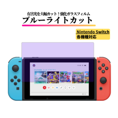 Nintendo Switch �u���[���C�g�J�b�g �K���X�t�B���� �����K���X �ی�t�B���� �S�ʕی� ������ �d�x9H ��U�h�~ �Ռ��z�� �w��h�~ �C�V